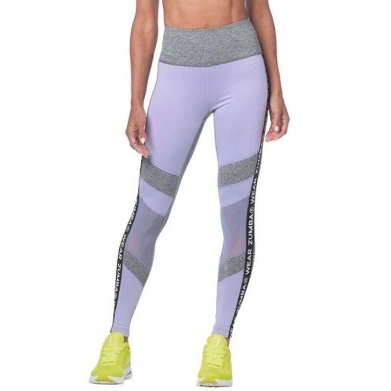 Legginsy sportowe damskie Zumba ZW z wysokim stanem