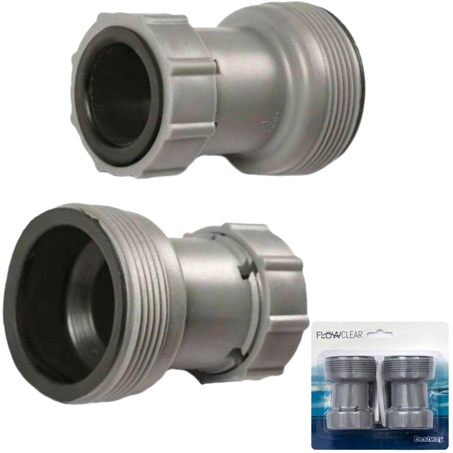 Conjunto de 2 adaptadores bestway abs ø38/32mm com rosca