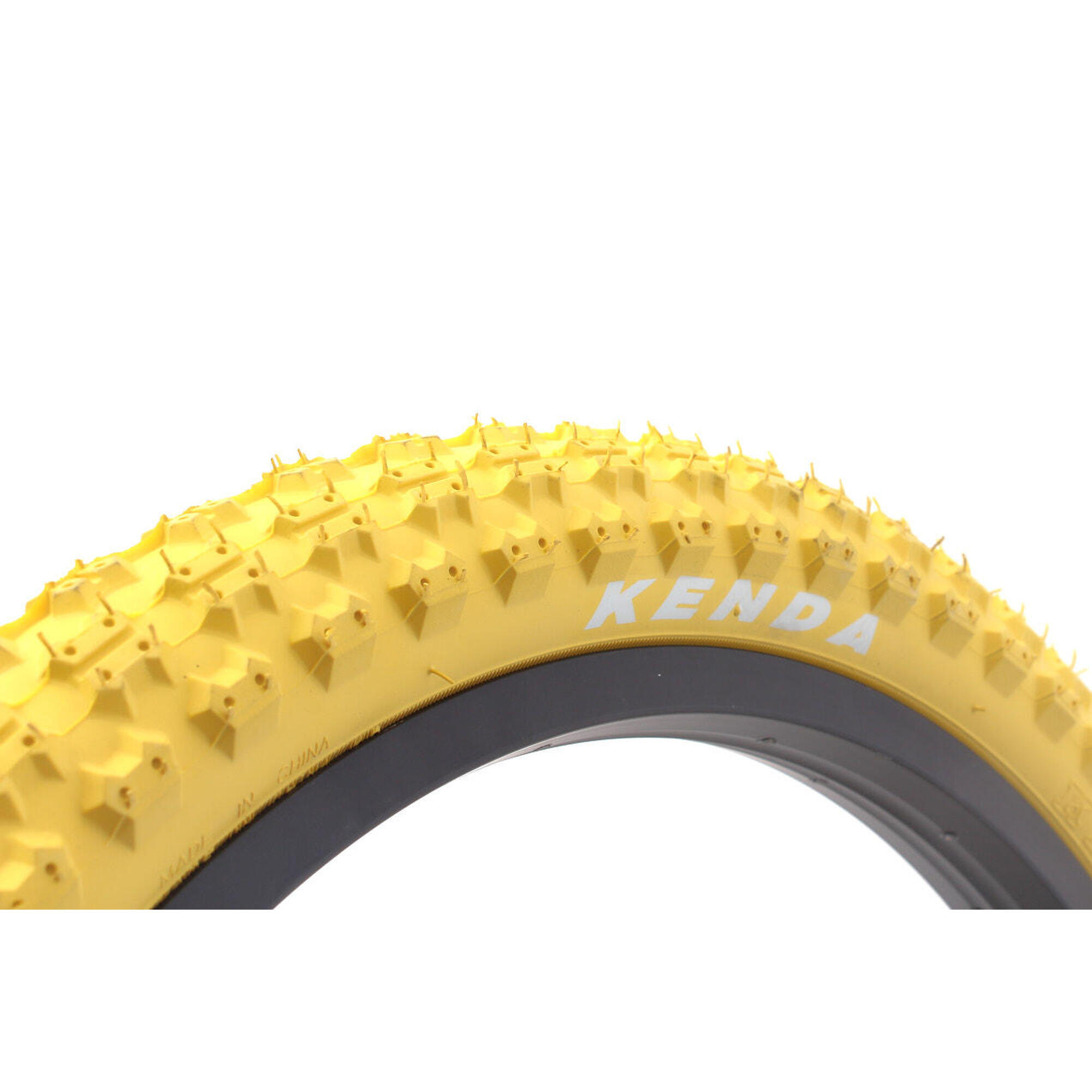 Pneu BMX KENDA K 51 20 pouces x 2 25 pouces jaune KHEBIKES Decathlon