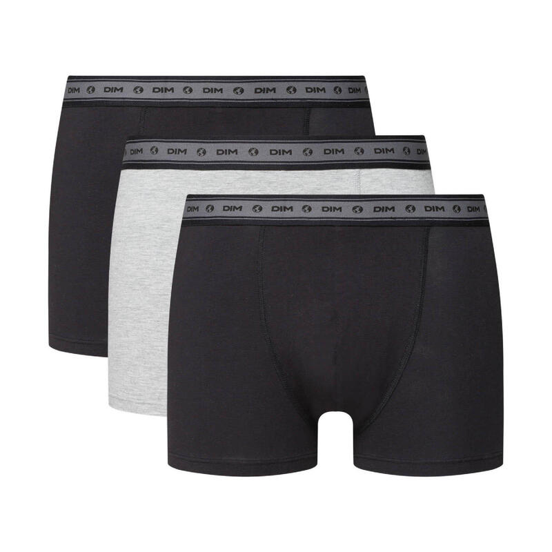 Lot de 3 Boxers Homme Coton Bio Ecosmart