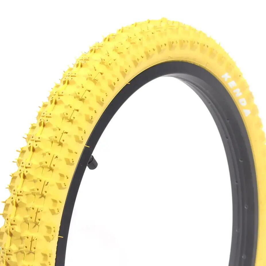 KENDA K-51 20-inch x 2.25-inch yellow BMX tyre