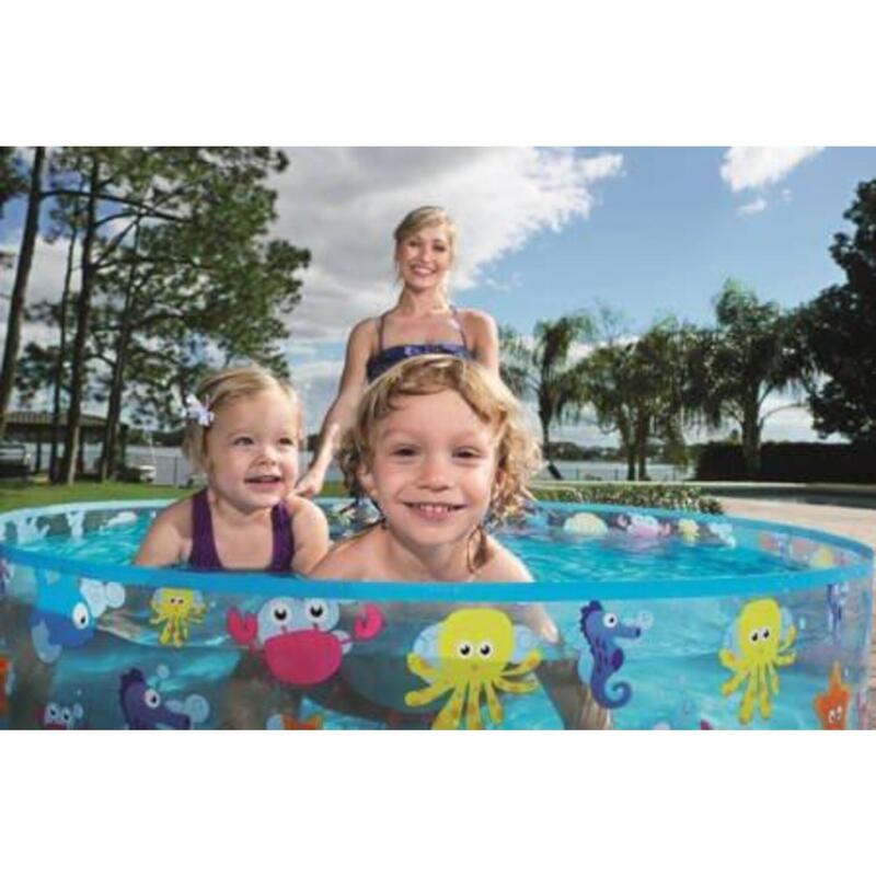 Piscina Autoportante Infantil Bestway Fill N' Fun Sparkling Sea 122x25 cm Diseño