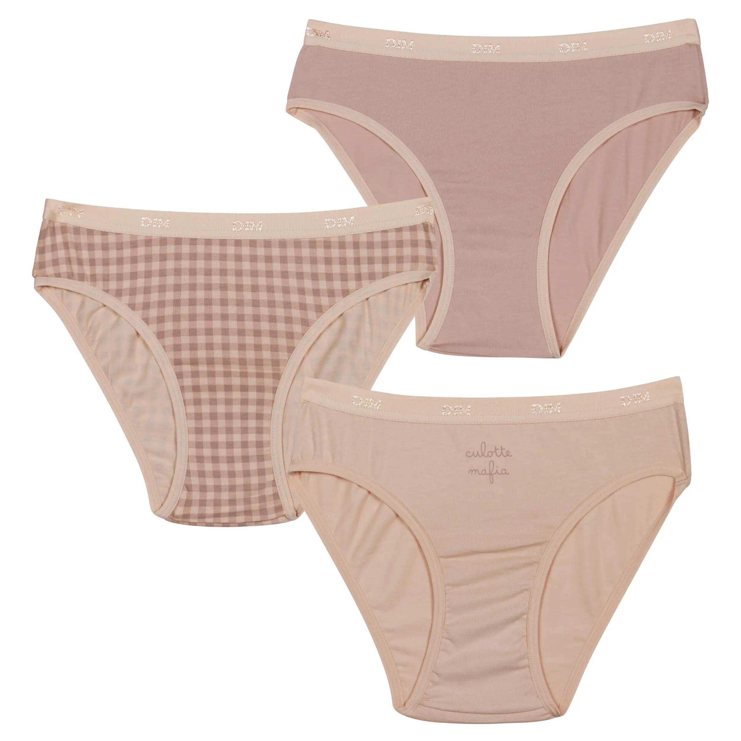 Lot de 3 culottes Enfant Les Pockets Coton 4/5