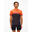 T-shirt de running Djoe - Noir/orange - Homme