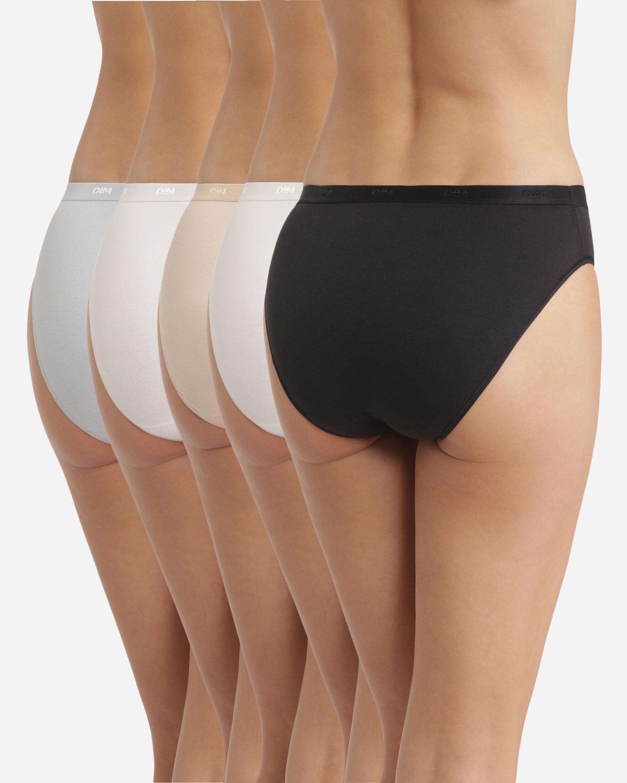 Lot de 5 Slips Coton Femme Les Pockets 2/7