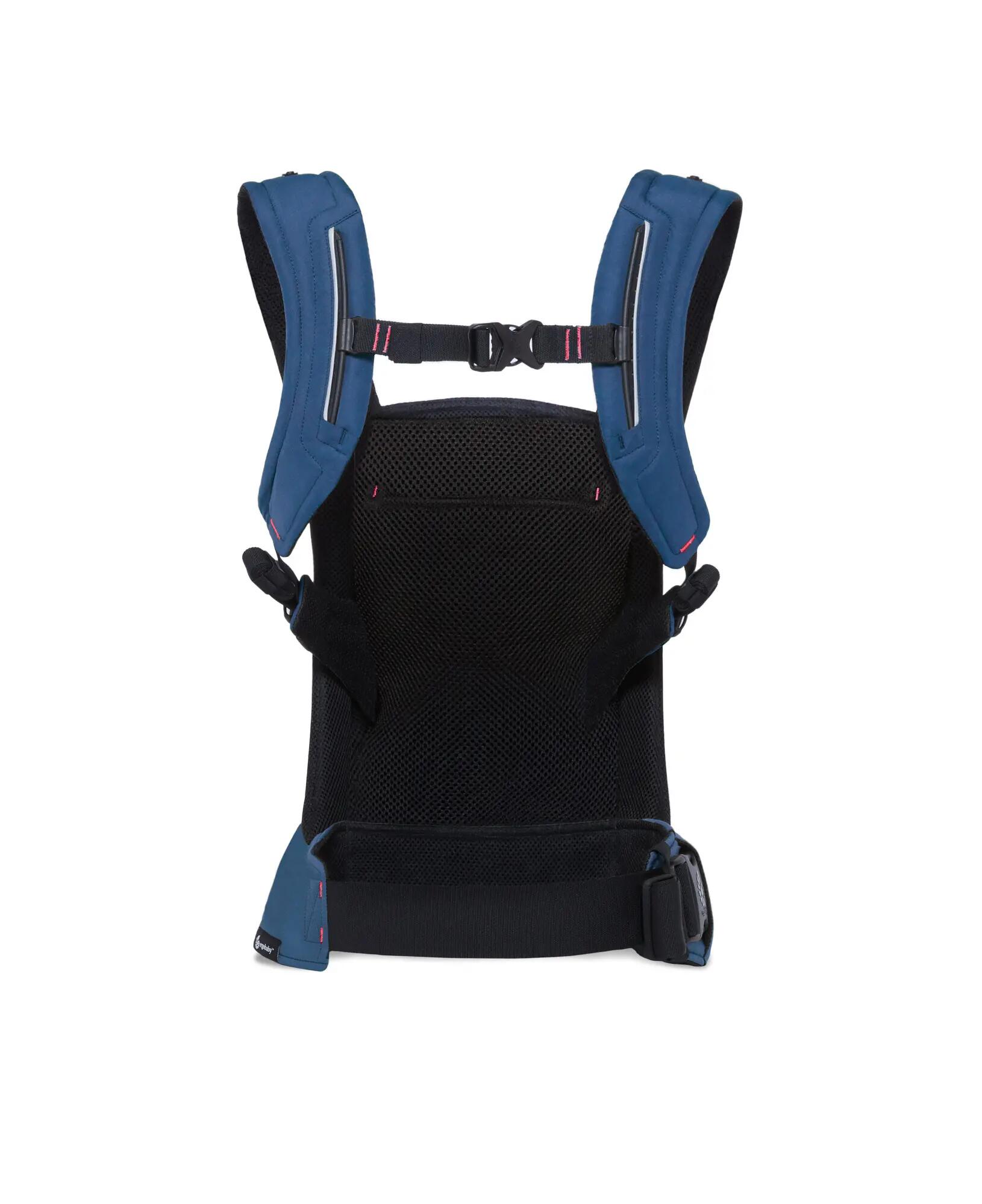 Mochila porta-bebés Away - Azul meia-noite 2/6