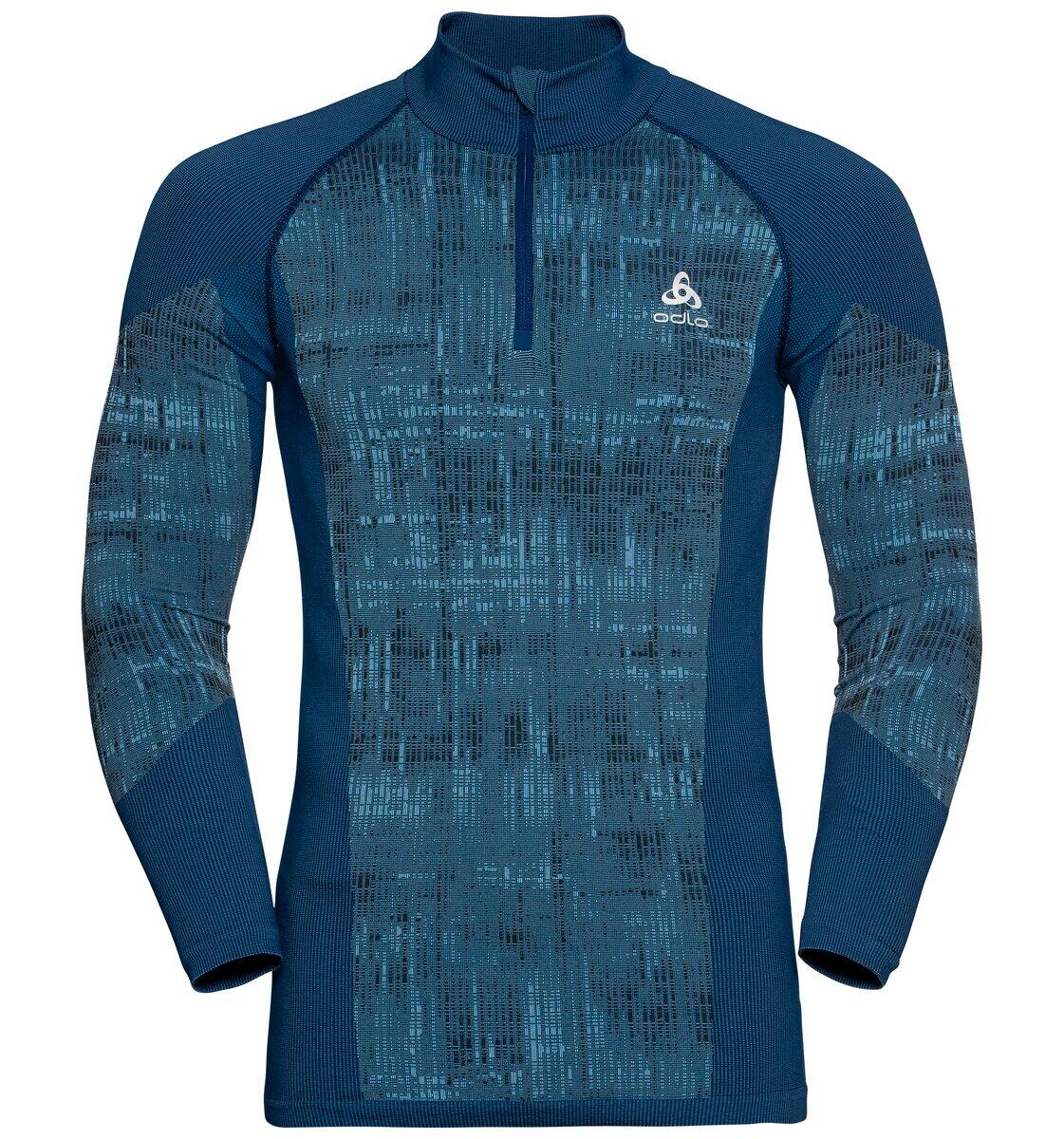 ODLO ODLO Men's Blackcomb Warm Long Sleeve Half Zip Base Layer