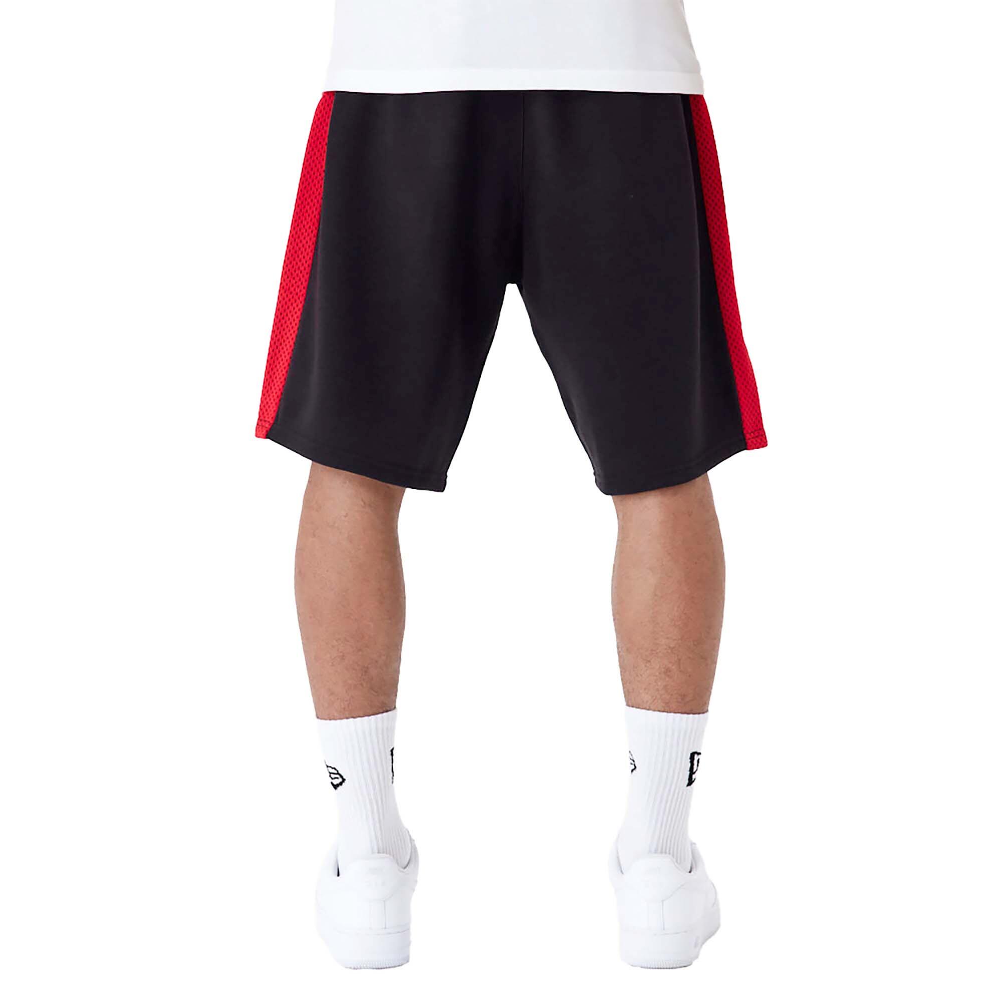 New Era Nba Mesh Panel Os Shorts Chibul Blkfdr Volwassenen 3/7