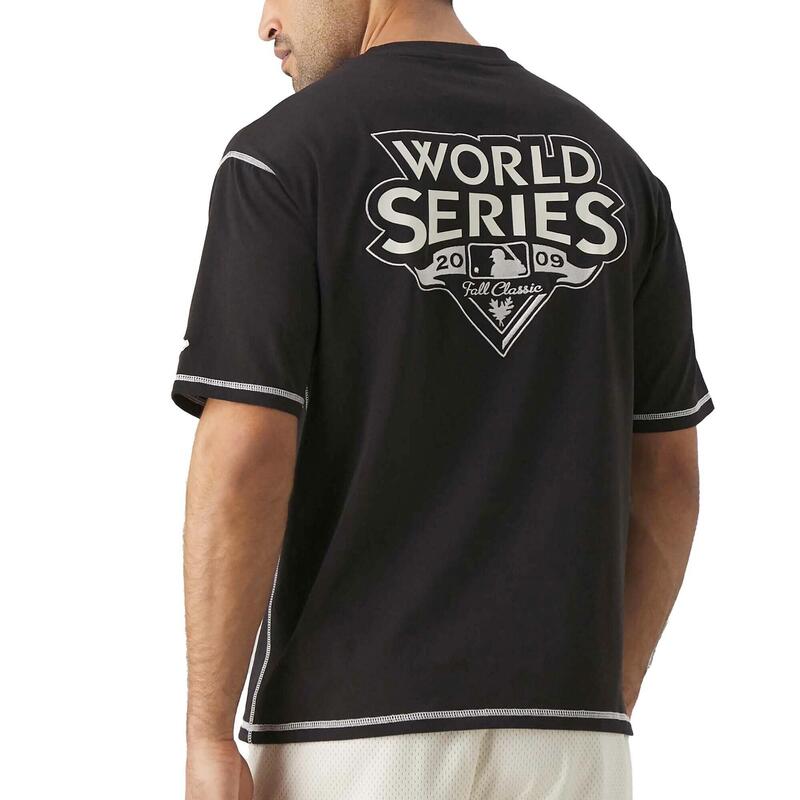 Camiseta New Era Mlb World Series Os Tee Neyyan Blkofw Adulto