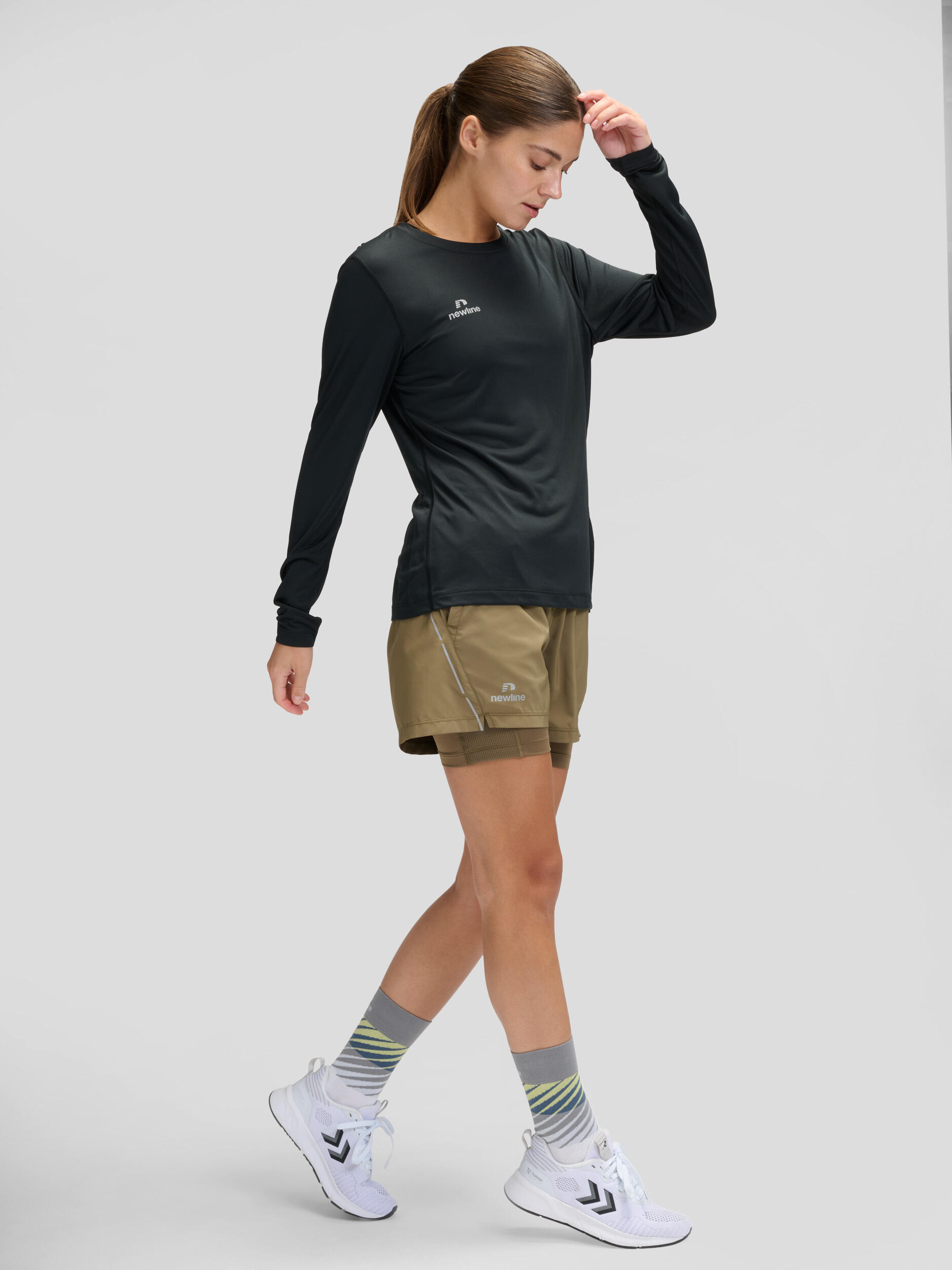 Maglia donna a maniche lunghe Newline Beat 3/7