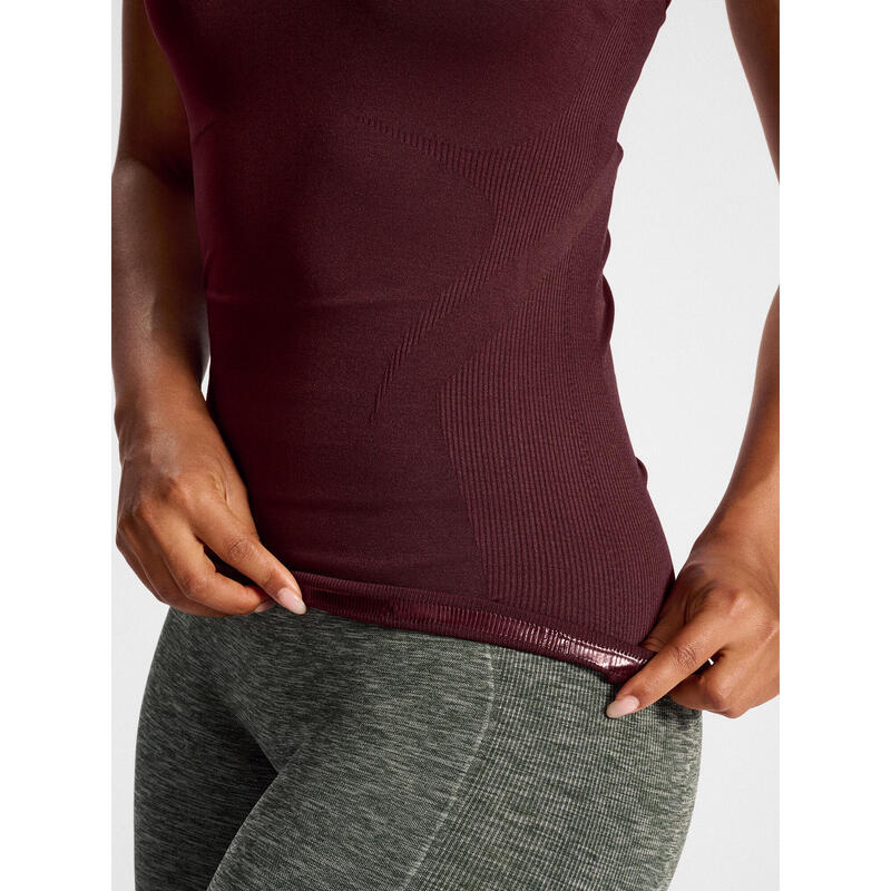 T-Shirt Hmltif Yoga Femme Séchage Rapide Sans Couture Hummel