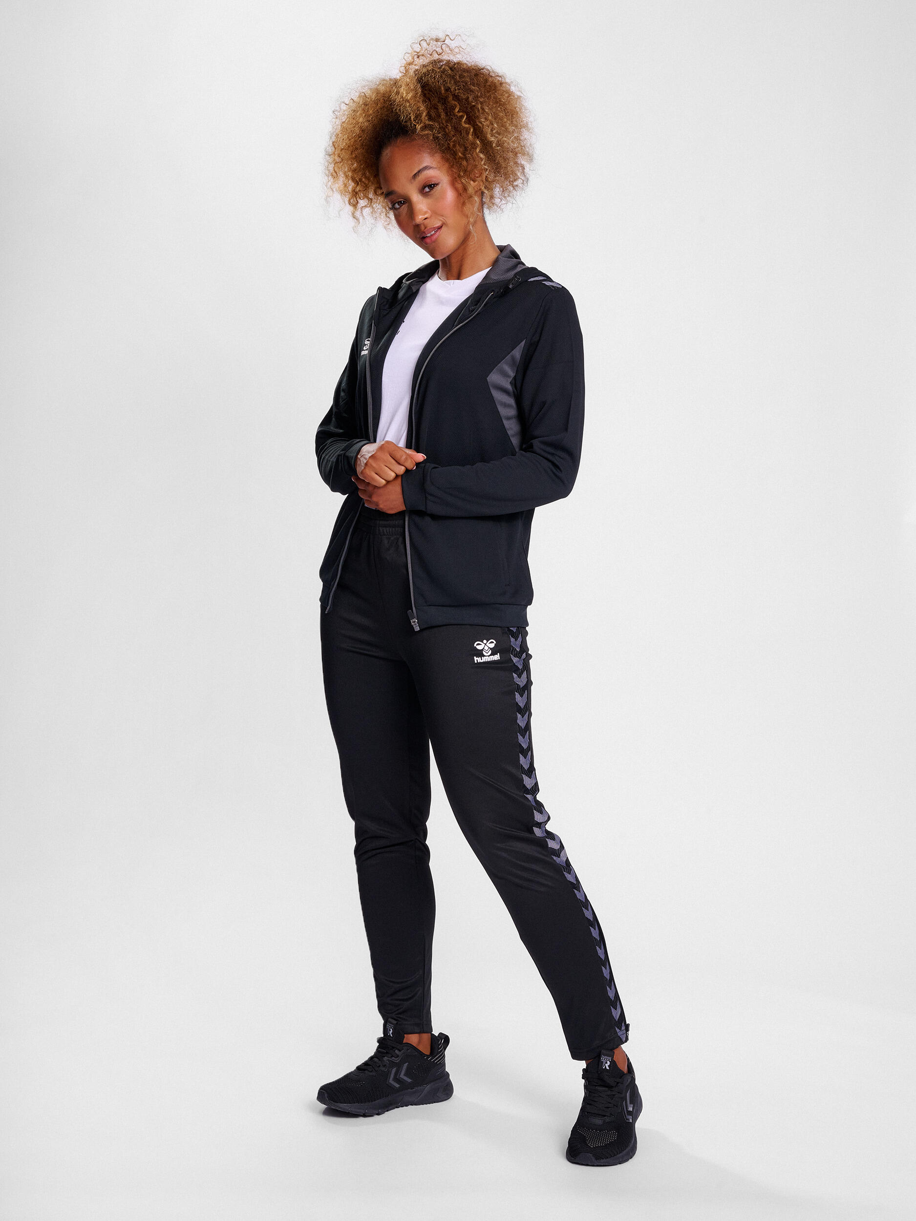 Sweatjacke mit Reißverschluss und Kapuze Frau Hummel Authentic 2/7