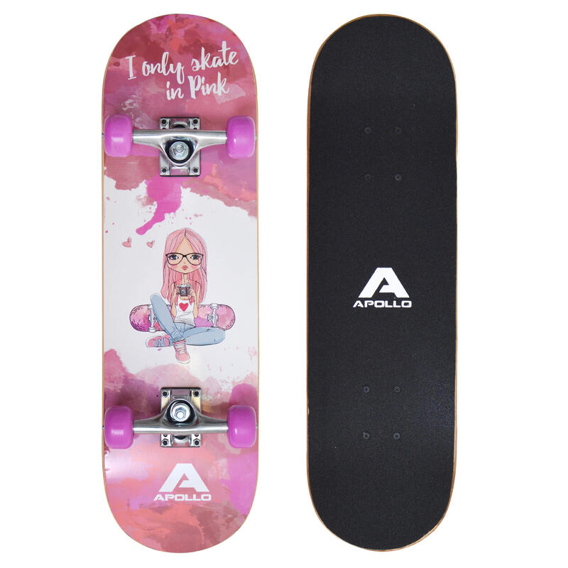 Monopatín Niño 28" ABEC 3 con Ejes de Aluminio | Skaterprincess