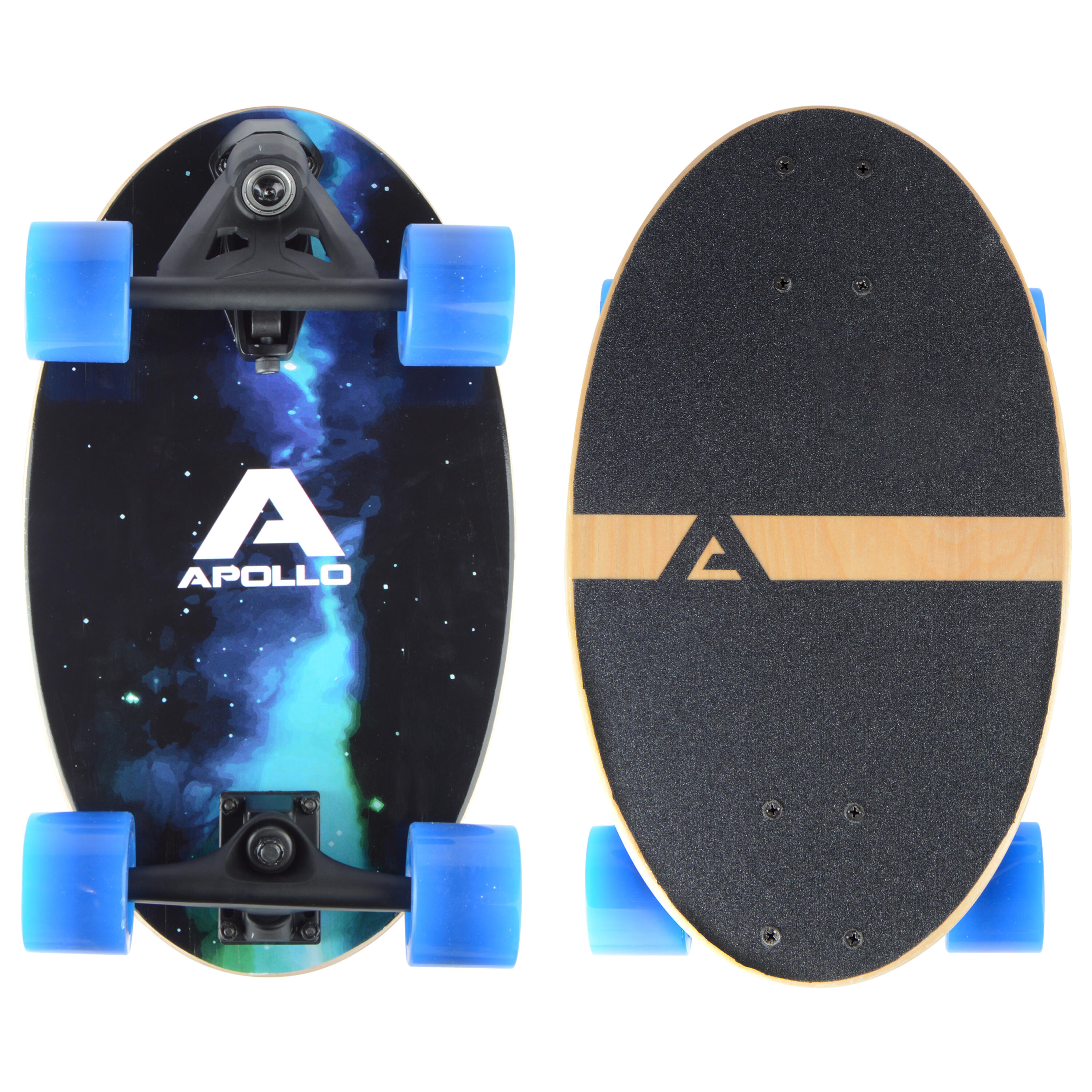 APOLLO Barrel Board | Longboard Cruiser Ágil y Compacto | Para Principiantes