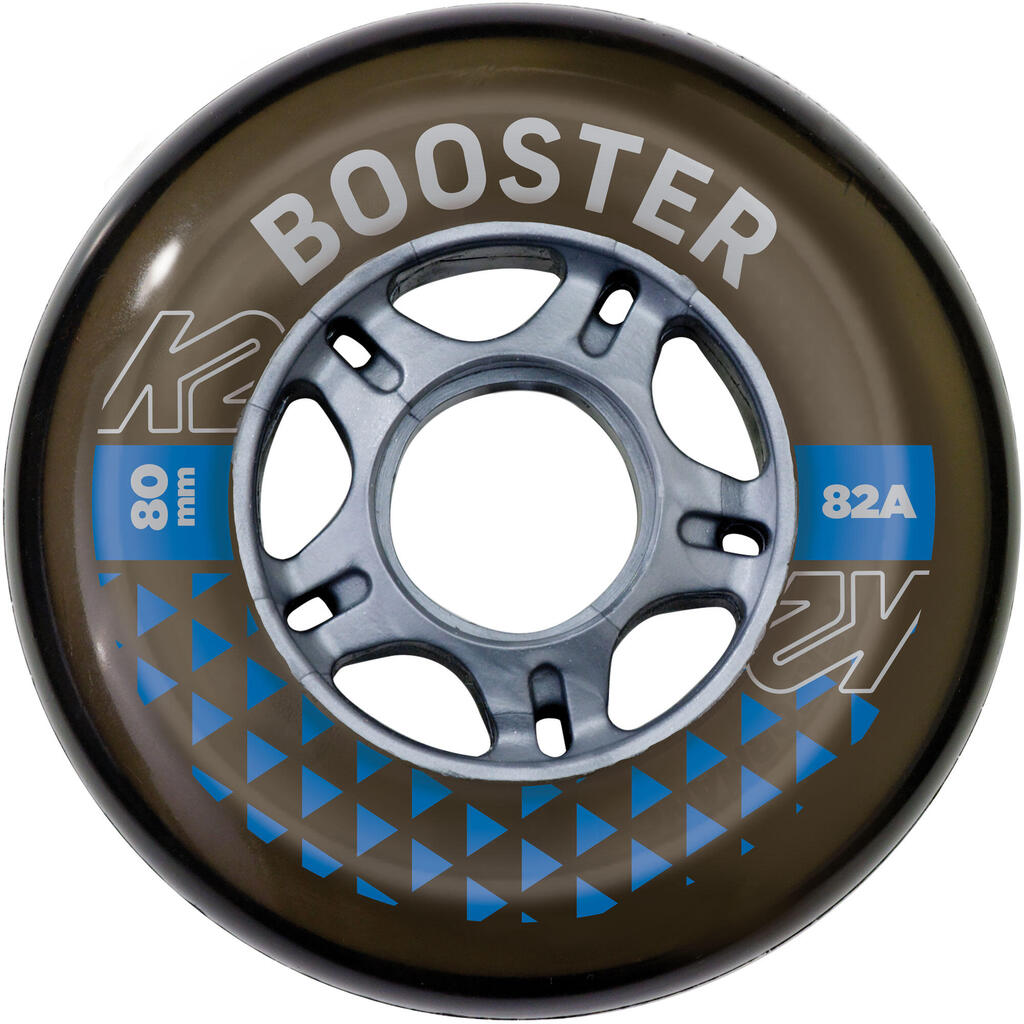 K2 Booster Inline Skate Wheels 8-Pack - 80mm
