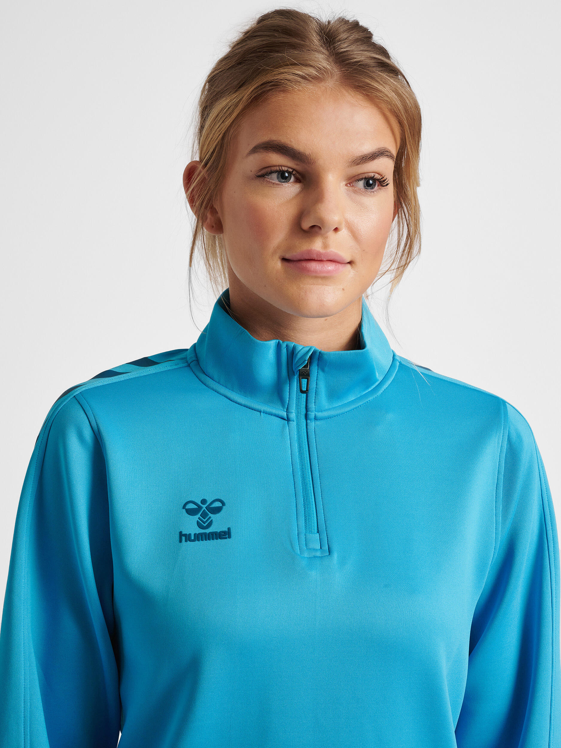 Halbreißverschluss Sweatshirt Hmlcore Damen 4/7
