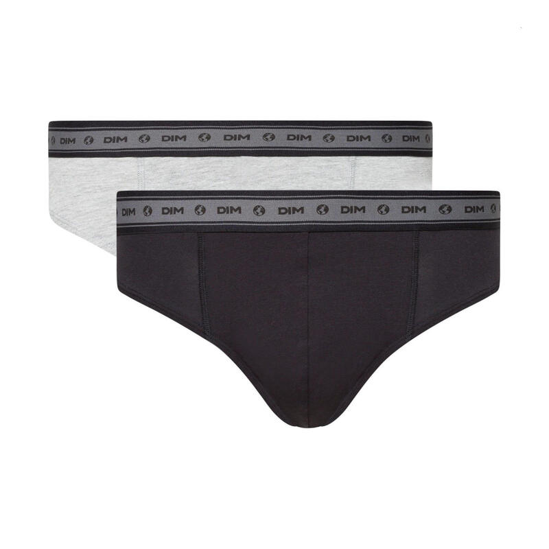 Lot de 2 slips Homme Coton Bio Green DIM Decathlon