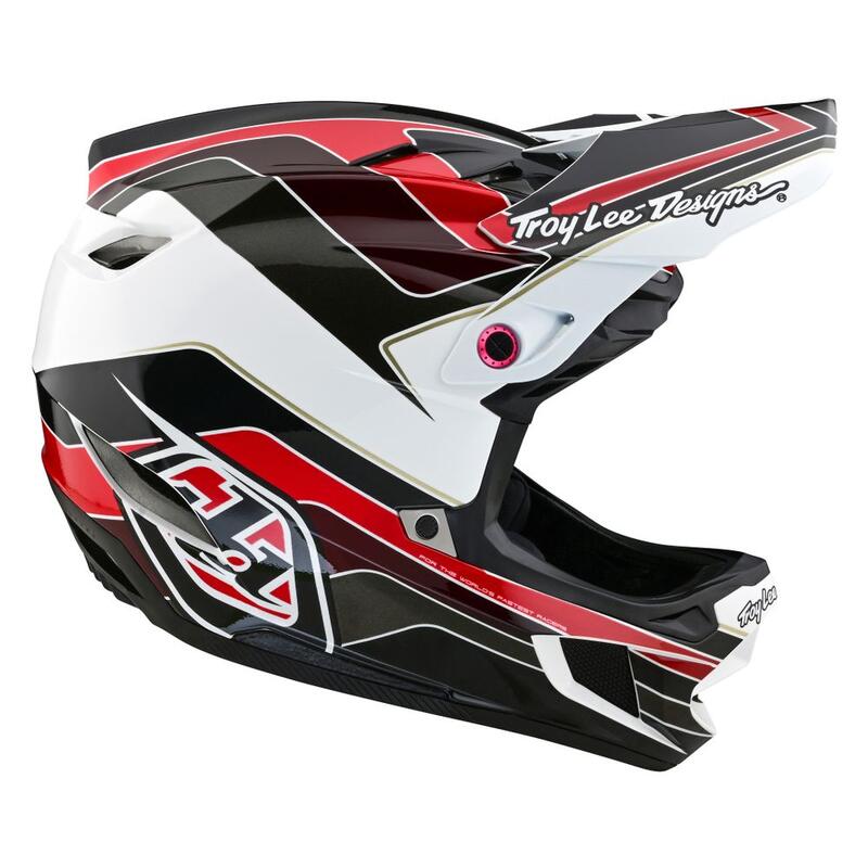 Casco MTB D4 POLYACRYLITE BLOCK  Rosso