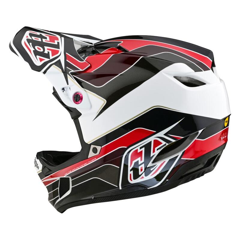 Casco MTB D4 POLYACRYLITE BLOCK  Rosso