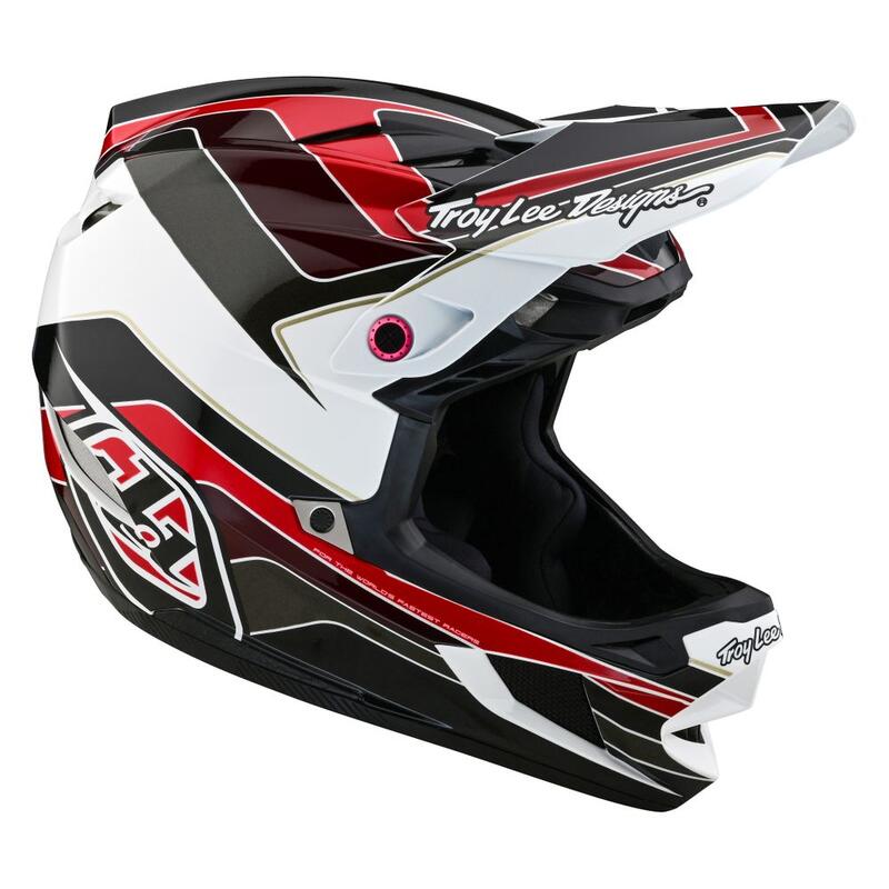 Casco MTB D4 POLYACRYLITE BLOCK  Rosso