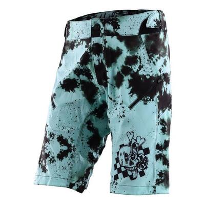 Lilium mtb-short voor dames, elastisch en ventilerend, groen