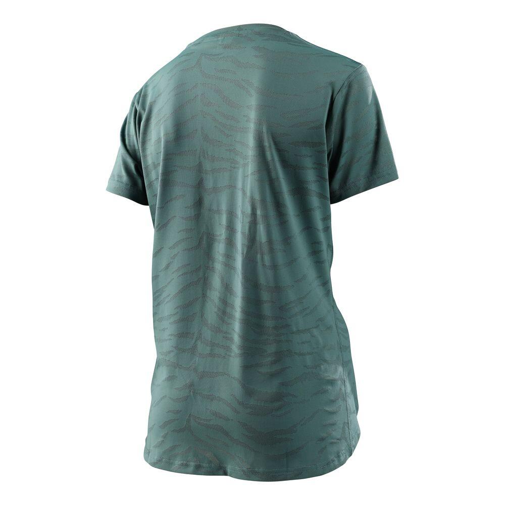 Maillot VTT femme respirant manches courtes LILIUM Vert 2/2