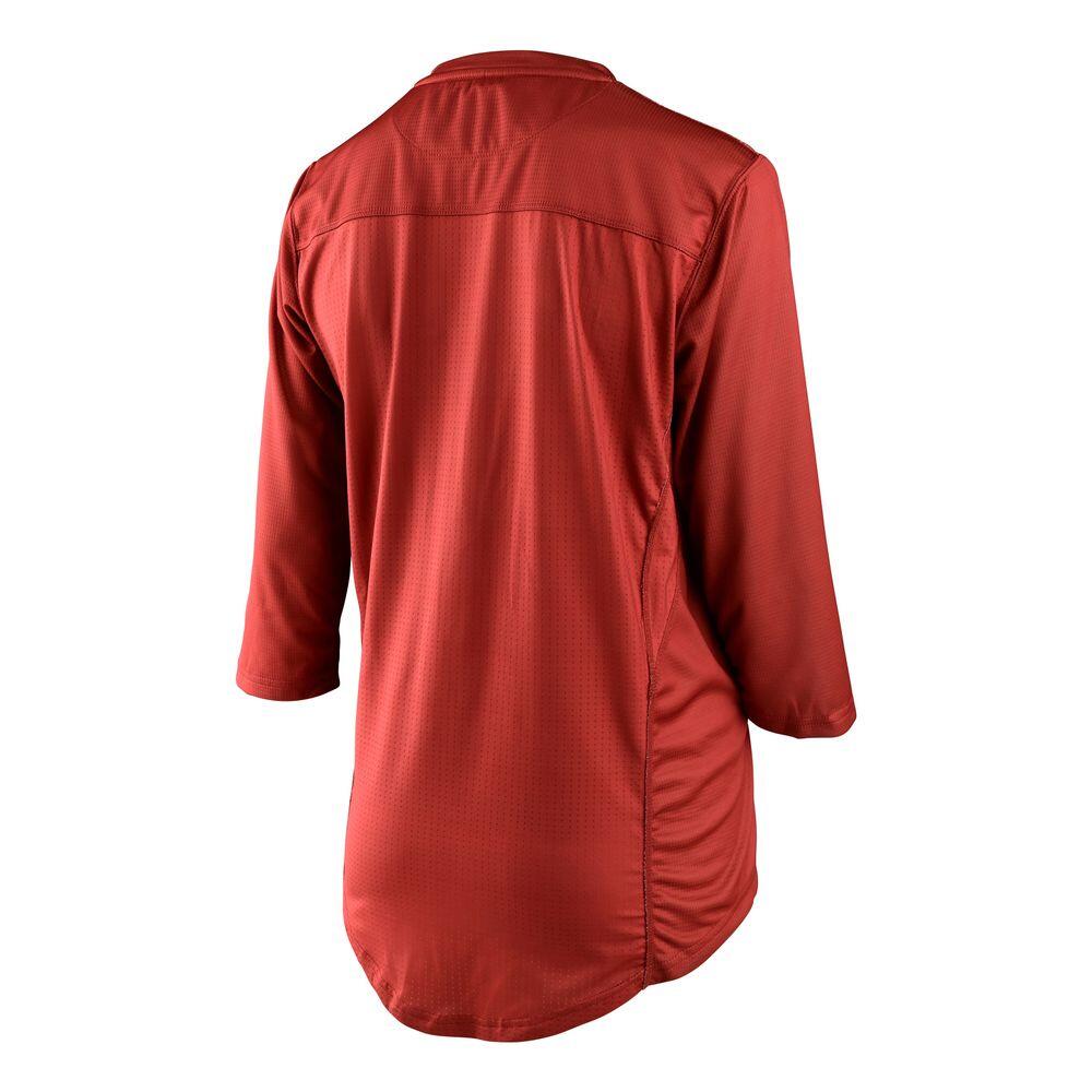 Camiseta MTB MISCHIEF ultra elástica con manga tres cuartos para mujer Marrón 2/2