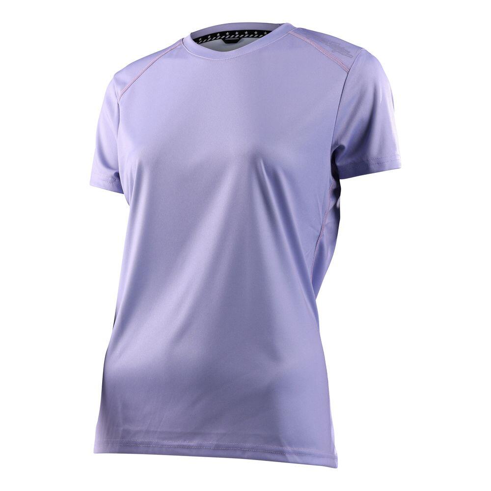 Maillot VTT femme respirant manches courtes LILIUM violet 1/2