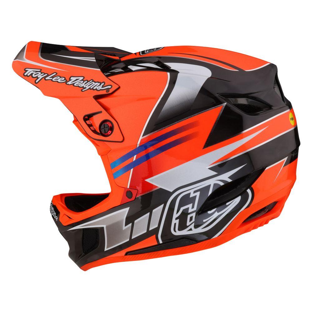 Casco MTB D4 CARBON in carbonio ultraleggero Rosso Uomo 3/5