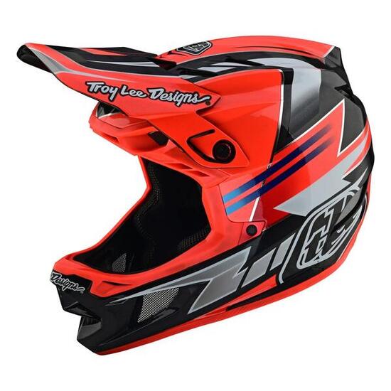 Casco MTB D4 CARBON in carbonio ultraleggero Rosso Uomo