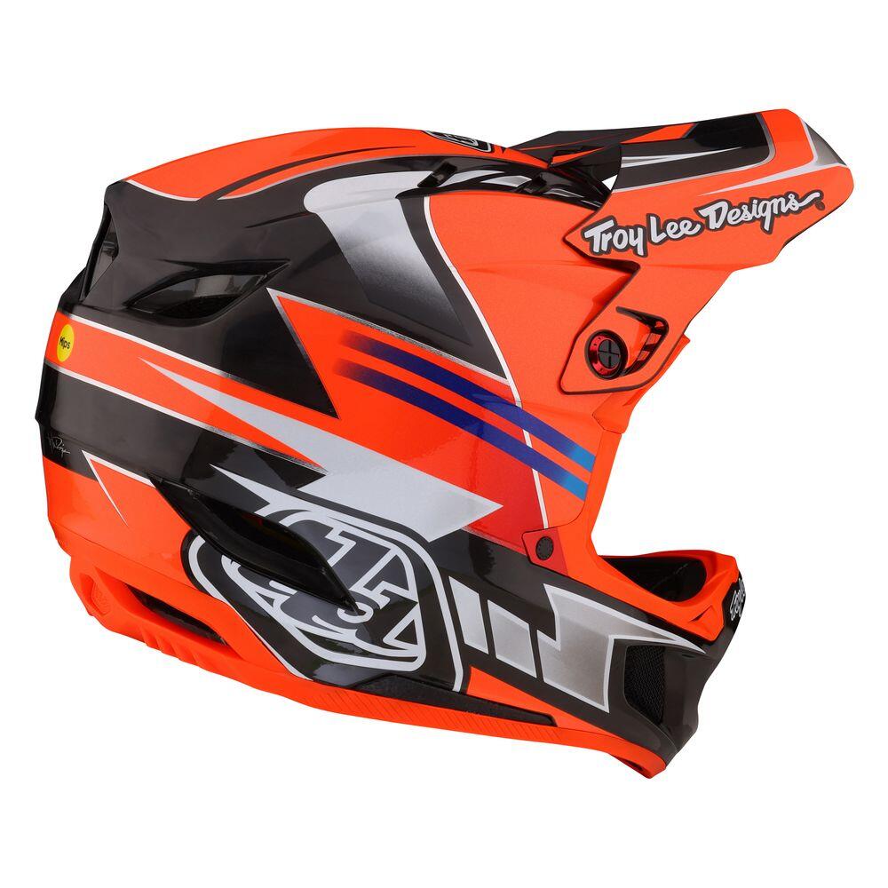 Casco MTB D4 CARBON in carbonio ultraleggero Rosso Uomo 5/5