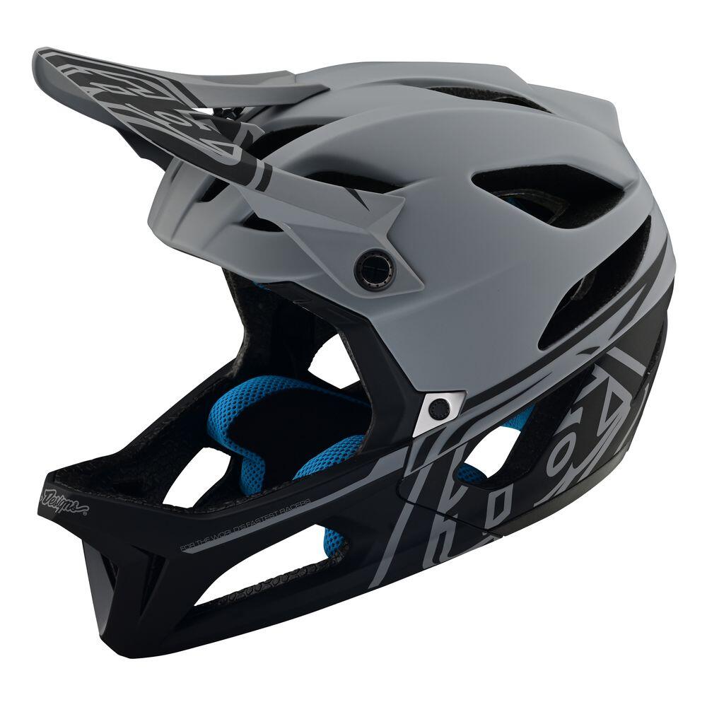 Tld - Troy Lee Designs - Casque Intégral Vtt Stage Avec Mips Gris Homme - Casque - Gris - 50 Xl/2xl - Decathlon