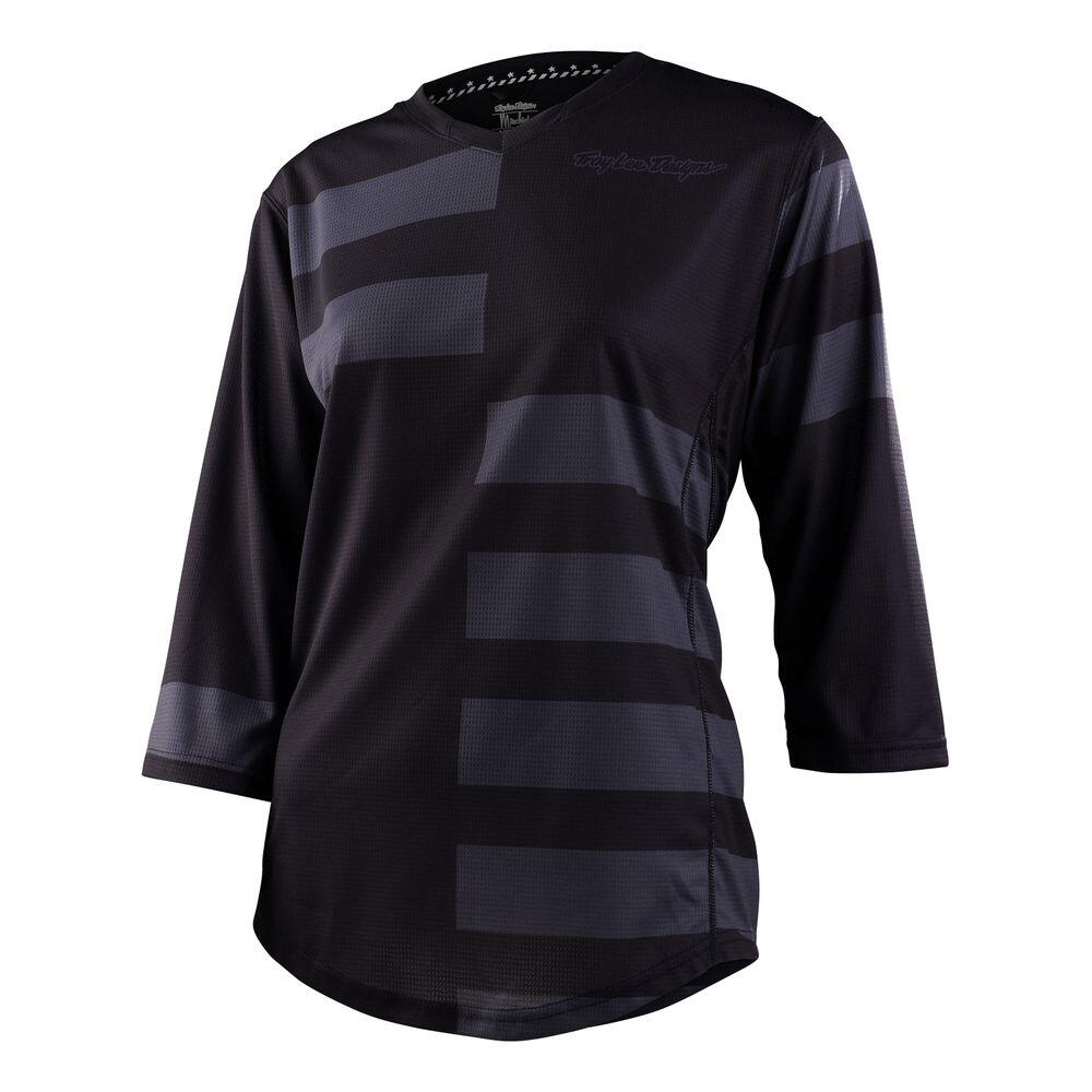 Maillot VTT ultra stretch manches trois-quarts MISCHIEF pour femme Noir 1/2