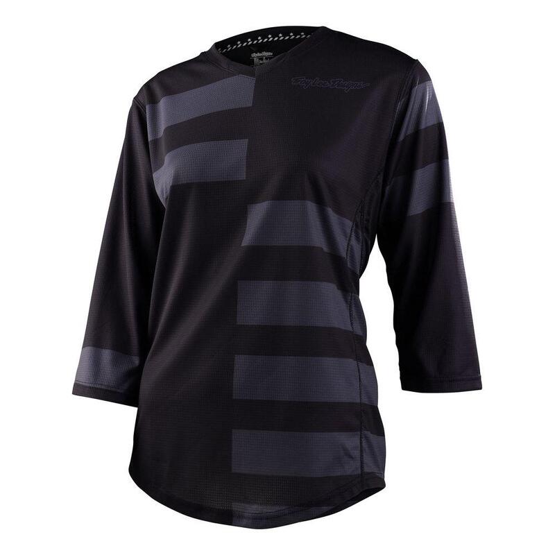 Maglia MTB MISCHIEF ultra elasticizzata con manica a tre quarti donna Nero