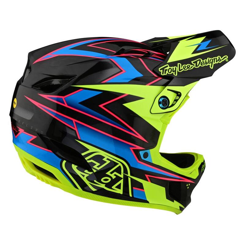 Casco MTB D4 VOLT in carbonio ultra leggero Giallo