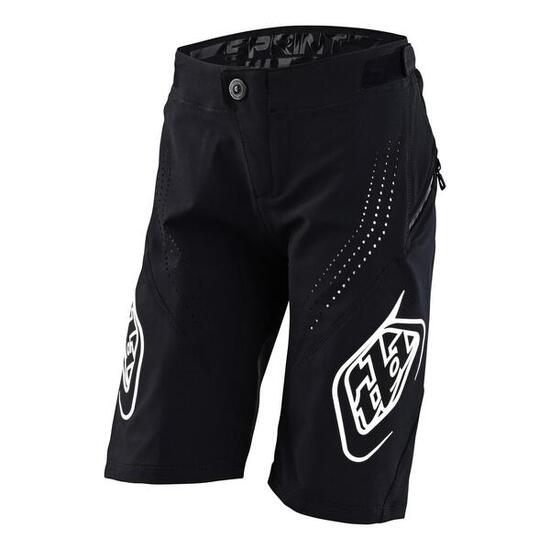 Pantaloncini MTB SPRINT leggeri per DH ed Enduro per bambino Nero