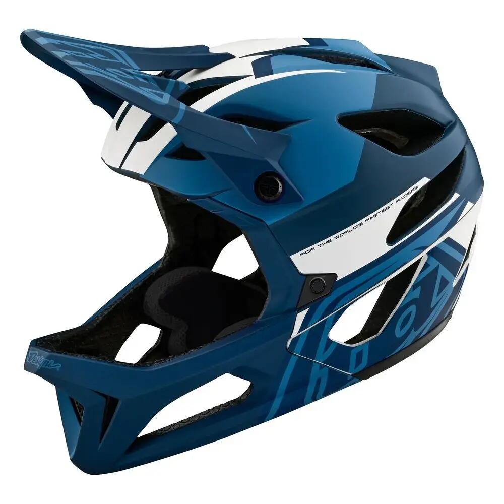 Troy Lee Designs Stage Mips Vector Blue Integral Helmet