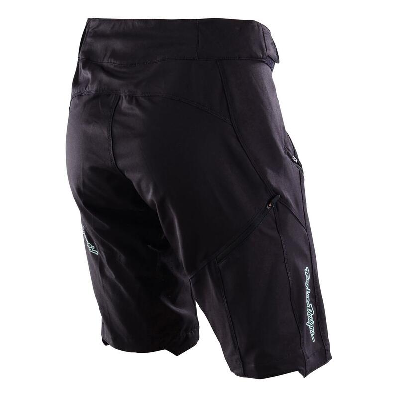 Pantaloncini MTB LILIUM Shell elastici e ventilati da donna Nero