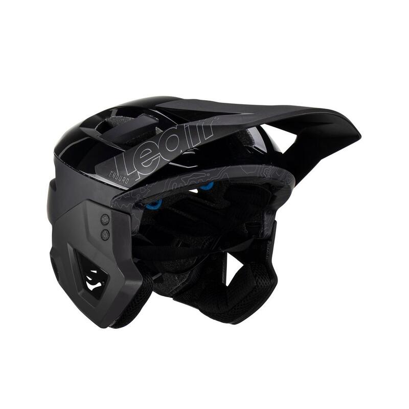 Casco MTB 3.0 per Enduro versatile con mentoniera removibile Nero Uomo