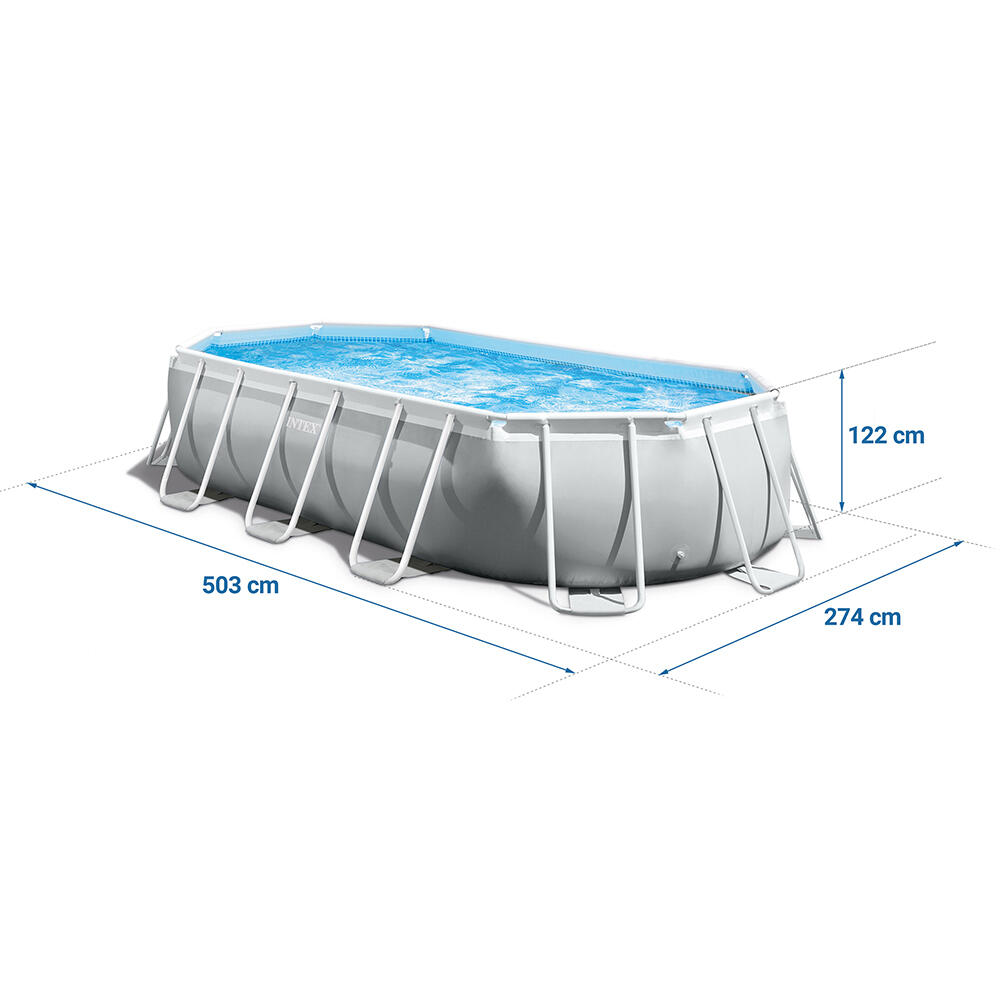 Basen stelażowy do ogrodu Bestway 503 x 274 x 122 cm zestaw 20w1 5/6