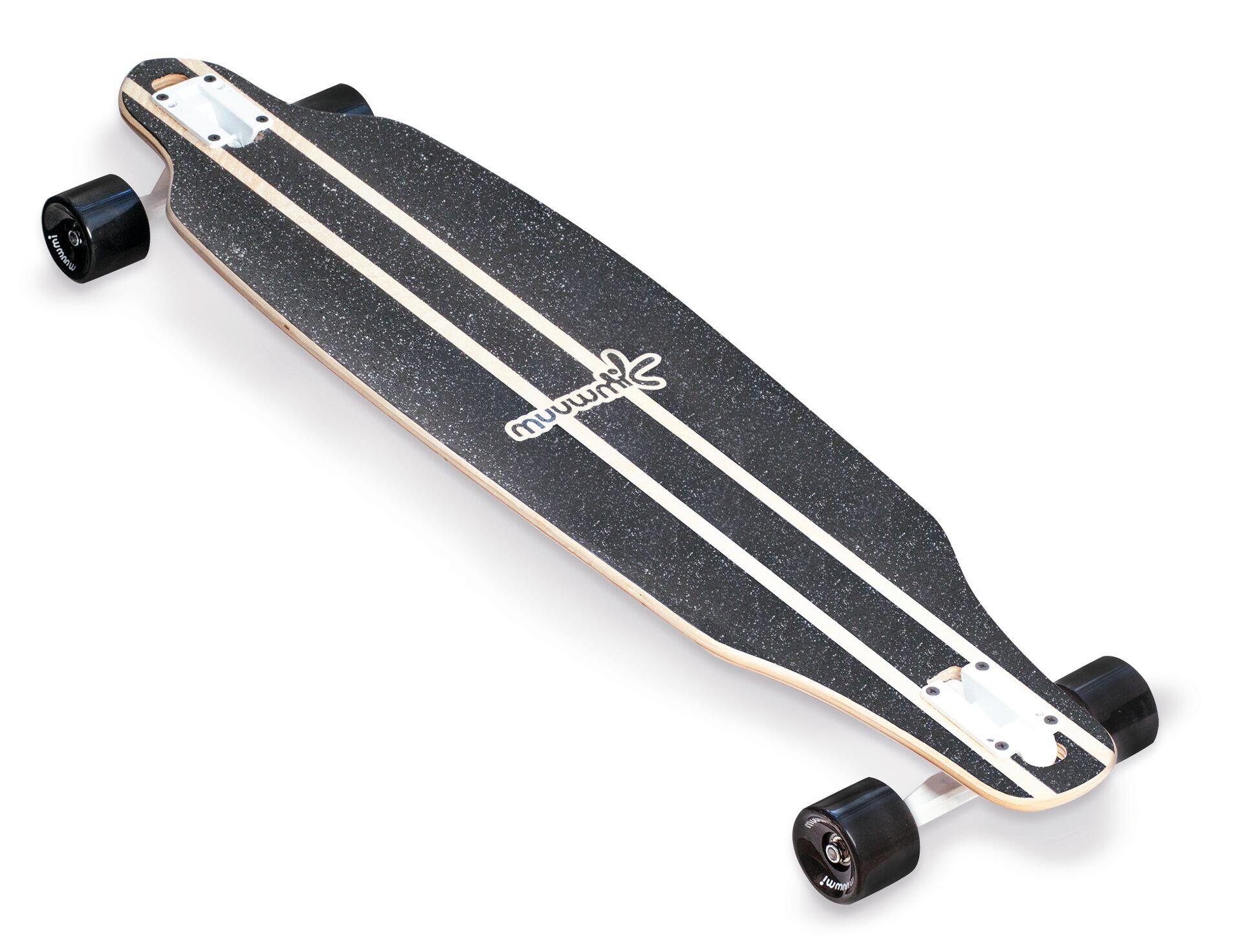 muuwmi Longboard - ABEC 7 Ball Bearings, Wood Design 9/9