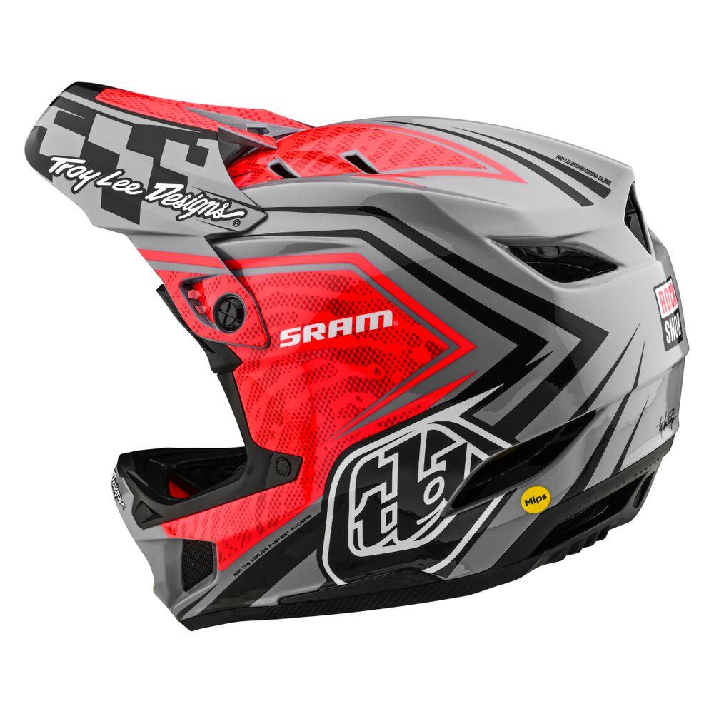 Casco MTB D4 CARBON SRAM in carbonio ultraleggero TeXtreme®  Rosso 3/5