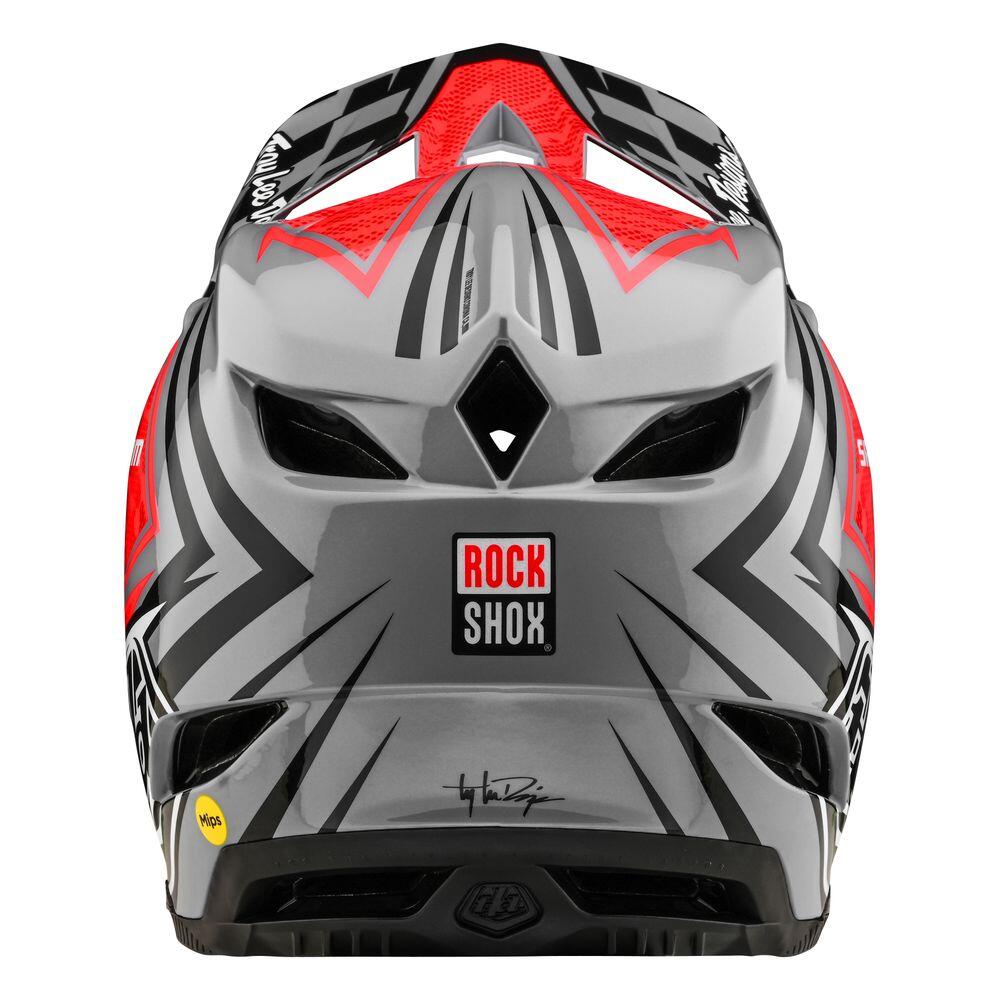 Casco MTB D4 CARBON SRAM in carbonio ultraleggero TeXtreme®  Rosso 4/5