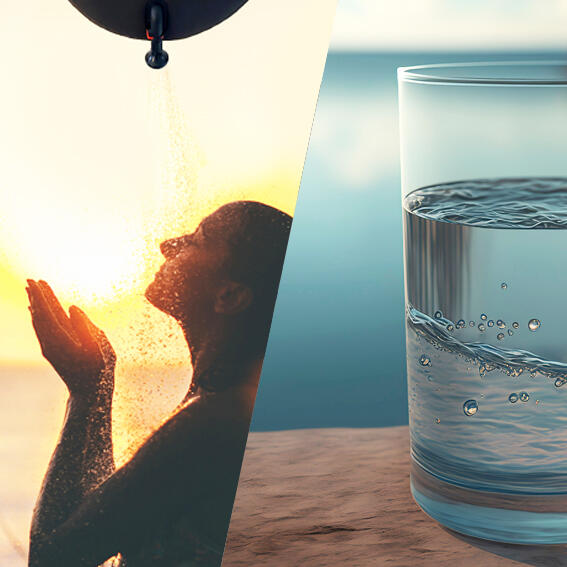 Ducha solar SunWater 7L 5/6