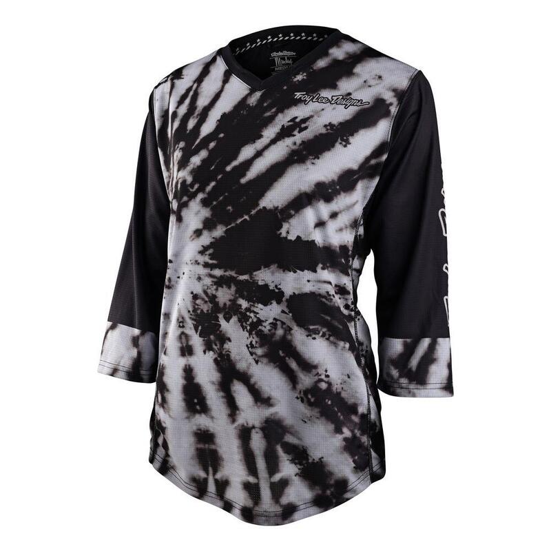 Maglia MTB MISCHIEF ultra elasticizzata con manica a tre quarti donna Nero