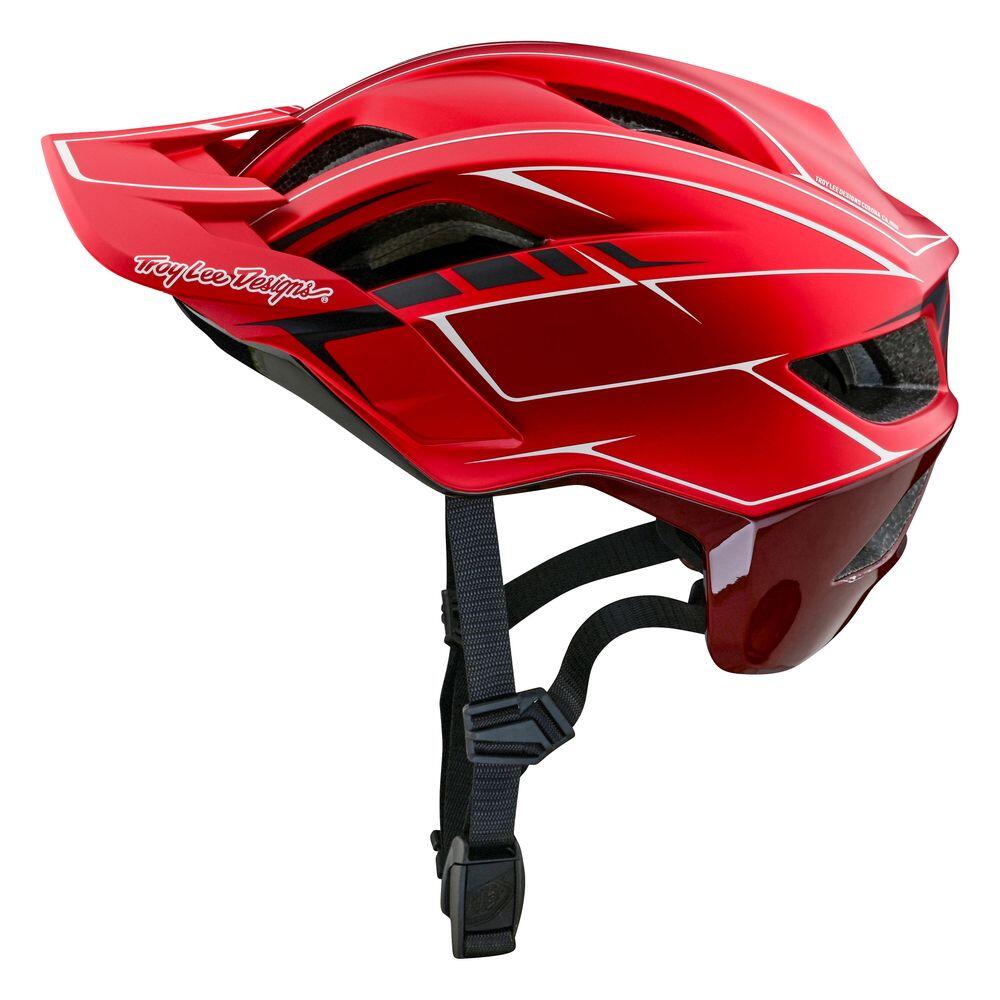 Casque VTT SE FLOWLINE PINSTRIPE avec 14 trous d'aération  Rouge 4/6
