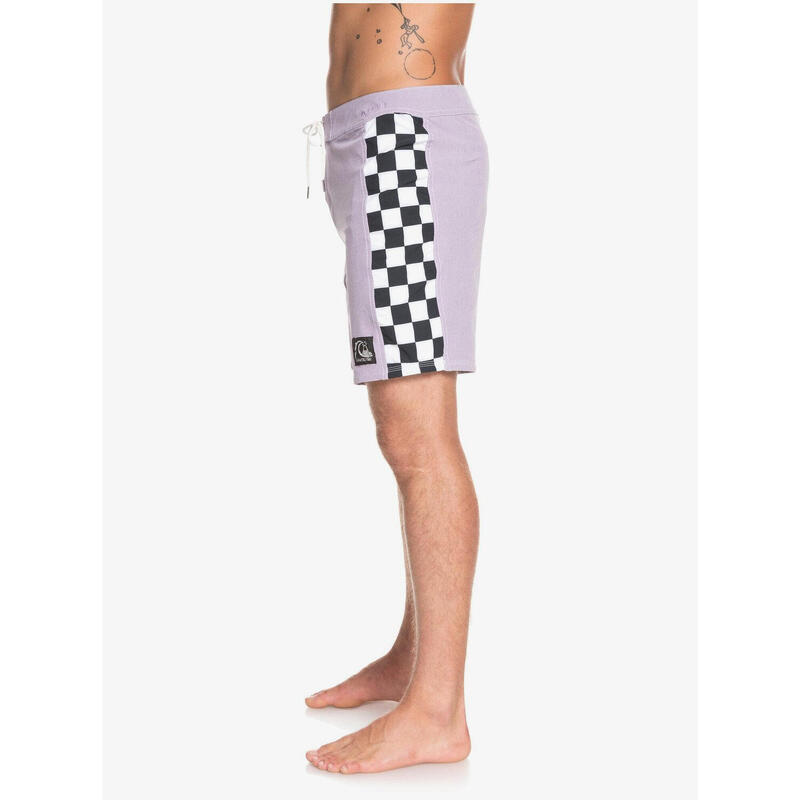 Shorts de baño Quiksilver Highline Checker Arch, hombre