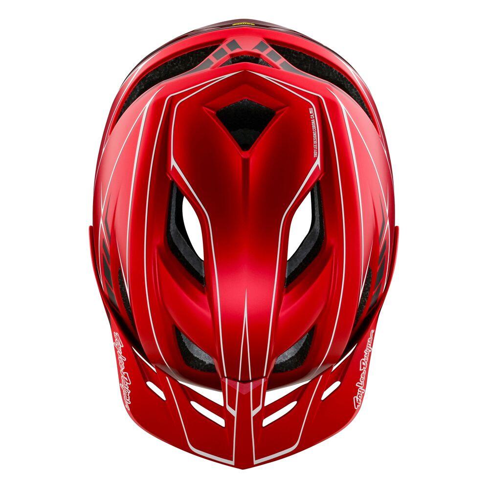 Casque VTT SE FLOWLINE PINSTRIPE avec 14 trous d'aération  Rouge 6/6