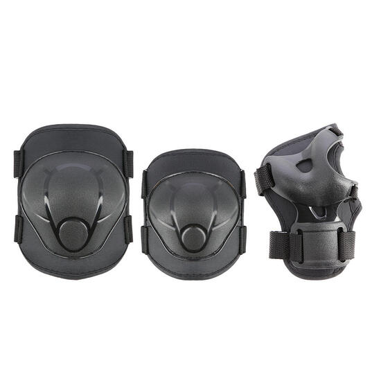 Set von Rollen Skates für Rollschuhe, Skateboard, Fahrrad Nils extreme H110