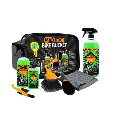 MAD DOCs Pflege-Eimer-Set Bike Bucket - 8 teilig